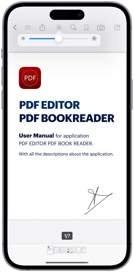 PDF Editor_iPhone screenshot
